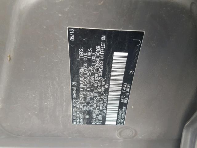 JTLZE4FE6DJ042812 - 2013 TOYOTA SCION XB 棕色 照片 10