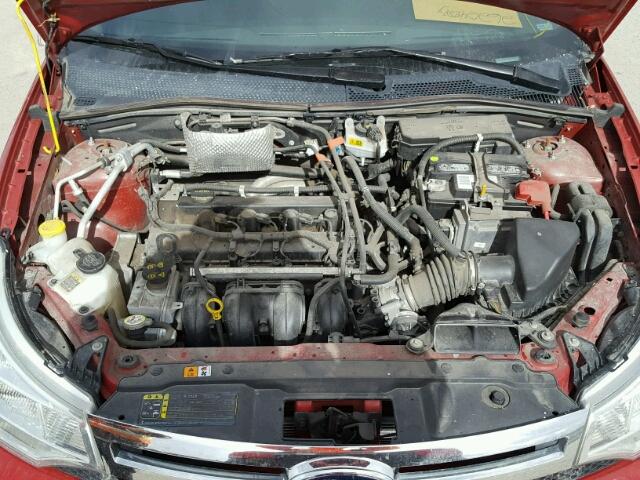 1FAHP36N39W139042 - 2009 FORD FOCUS SES RED photo 7