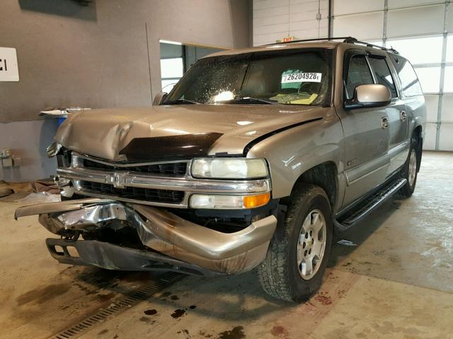 3GNFK16T5YG106552 - 2000 CHEVROLET SUBURBAN K GRAY photo 2