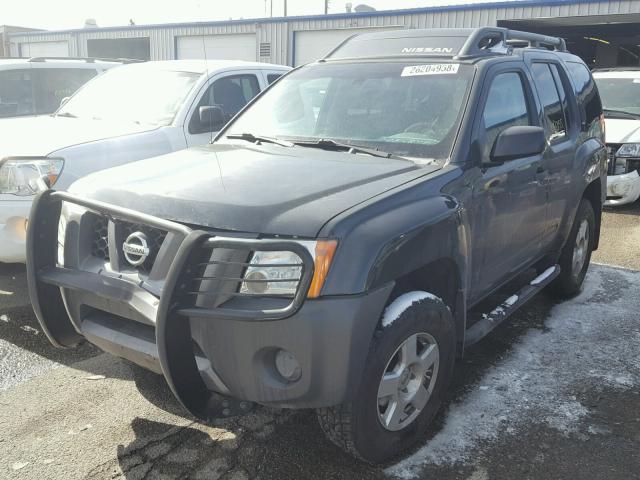 5N1AN08W67C529732 - 2007 NISSAN XTERRA OFF BLACK photo 2