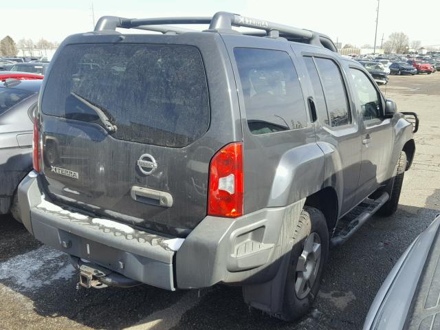 5N1AN08W67C529732 - 2007 NISSAN XTERRA OFF BLACK photo 4