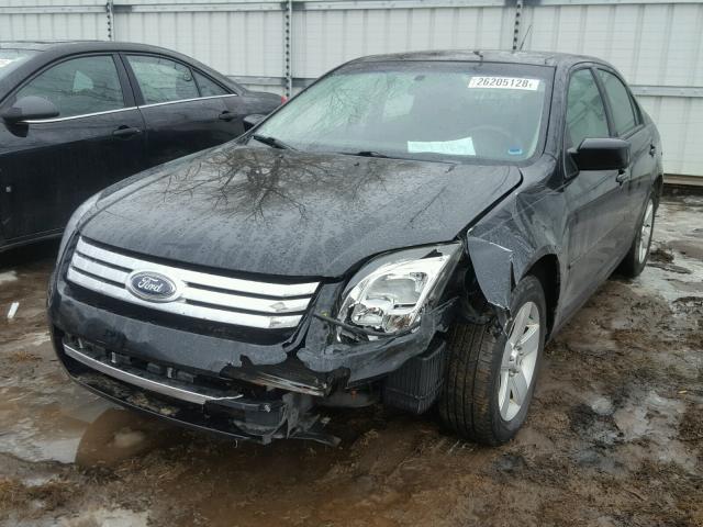 3FAHP07Z69R193177 - 2009 FORD FUSION SE BLACK photo 2