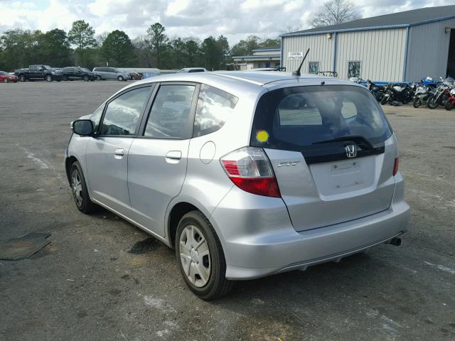 JHMGE8H3XDC061081 - 2013 HONDA FIT SILVER photo 3