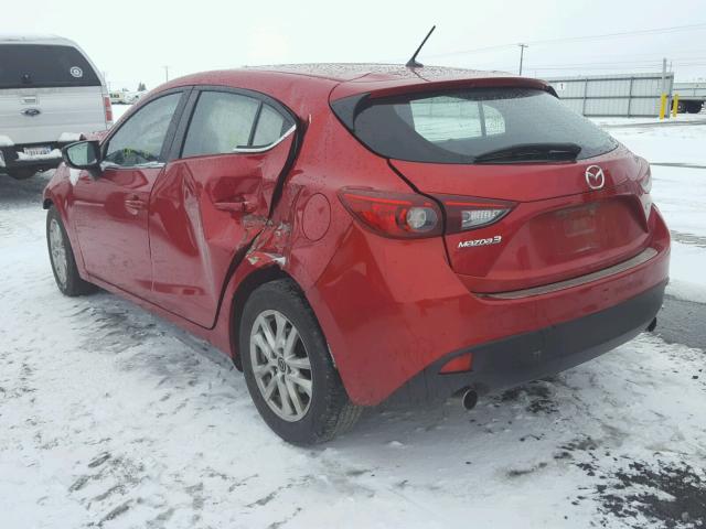 JM1BM1L75E1202670 - 2014 MAZDA 3 TOURING RED photo 3