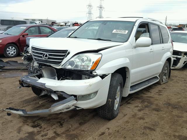 JTJBT20X540050890 - 2004 LEXUS GX 470 WHITE photo 2