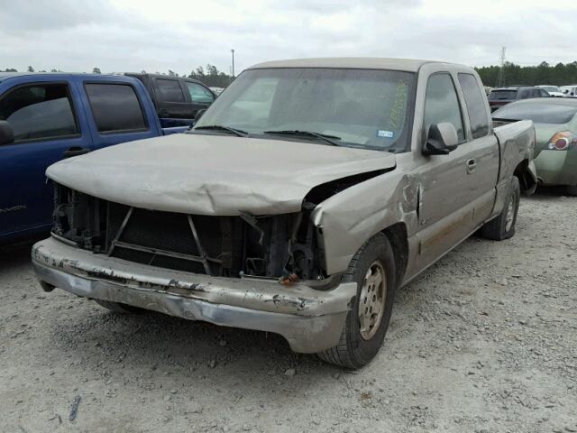 2GCEC19V421224008 - 2002 CHEVROLET SILVERADO BEIGE photo 2