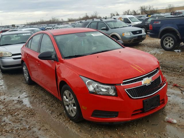 1G1PA5SH5E7486985 - 2014 CHEVROLET CRUZE LS RED photo 1