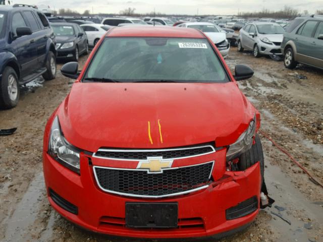 1G1PA5SH5E7486985 - 2014 CHEVROLET CRUZE LS RED photo 7