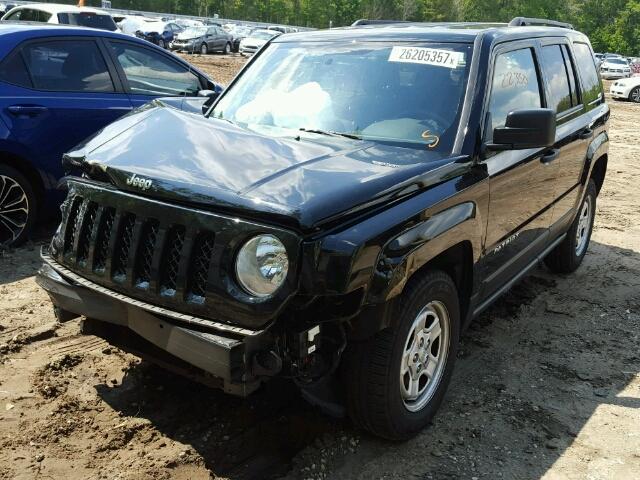 1C4NJPBB0GD801380 - 2016 JEEP PATRIOT SP BLACK photo 2