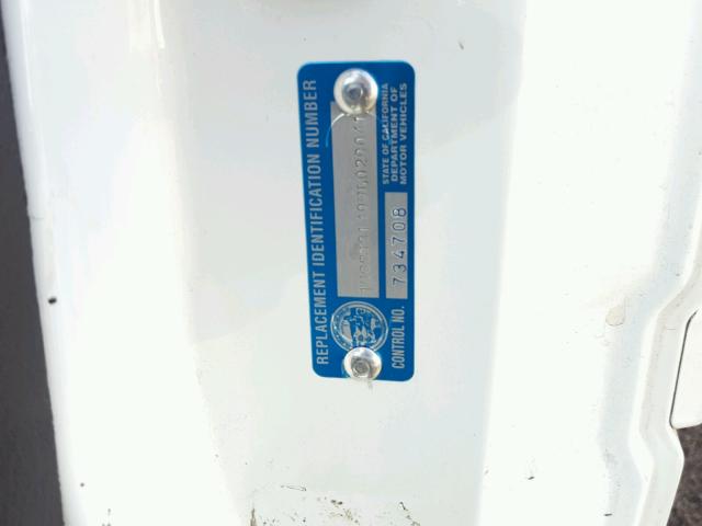 1HGEJ8149WL029041 - 1998 HONDA CIVIC EX თეთრი ფოტო 10