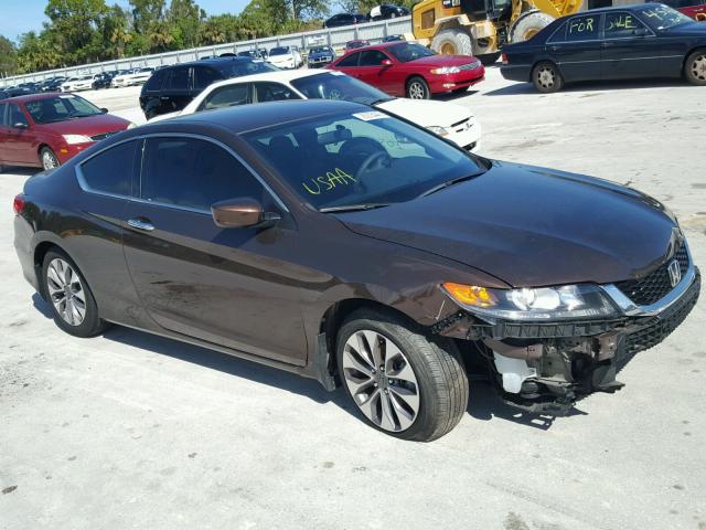 1HGCT1B34EA008459 - 2014 HONDA ACCORD LX- BROWN photo 1