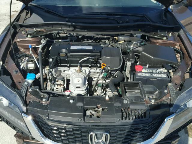 1HGCT1B34EA008459 - 2014 HONDA ACCORD LX- BROWN photo 7