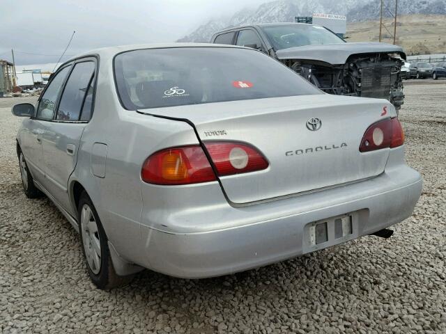 1NXBR12E71Z440848 - 2001 TOYOTA COROLLA CE SILVER photo 3