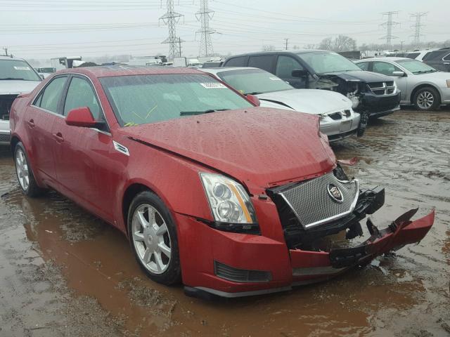 1G6DG577380185169 - 2008 CADILLAC CTS RED photo 1