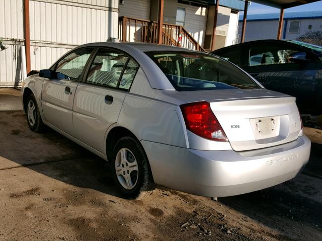 1G8AG52F34Z224888 - 2004 SATURN ION LEVEL SILVER photo 3