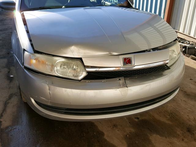 1G8AG52F34Z224888 - 2004 SATURN ION LEVEL SILVER photo 9