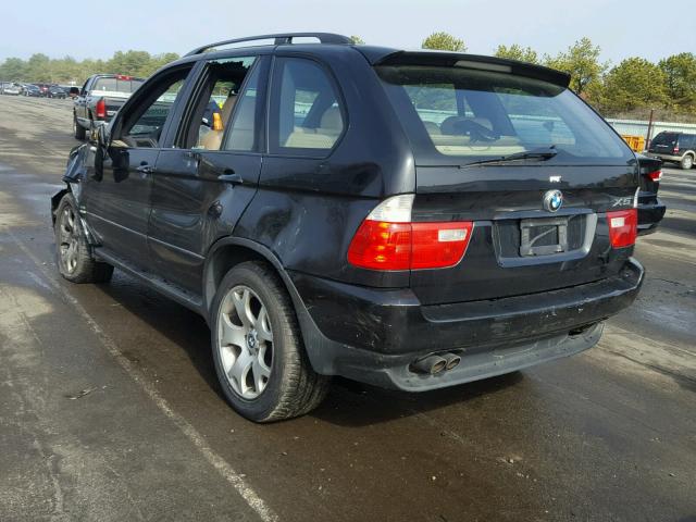 5UXFB33573LH43577 - 2003 BMW X5 4.4I BLACK photo 3