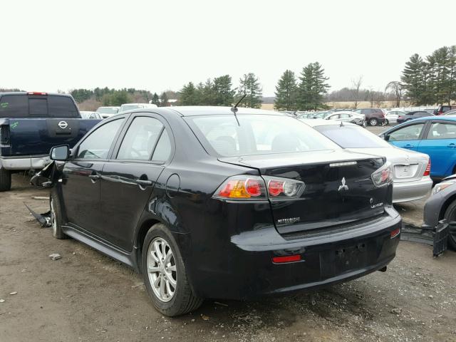 JA32U2FU0BU014963 - 2011 MITSUBISHI LANCER ES/ BLACK photo 3