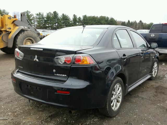 JA32U2FU0BU014963 - 2011 MITSUBISHI LANCER ES/ BLACK photo 4