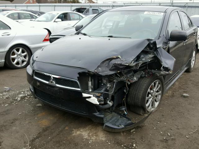 JA32U2FU0BU014963 - 2011 MITSUBISHI LANCER ES/ BLACK photo 9