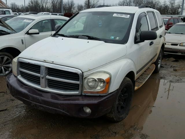 1D8HB58N64F139239 - 2004 DODGE DURANGO LI WHITE photo 2