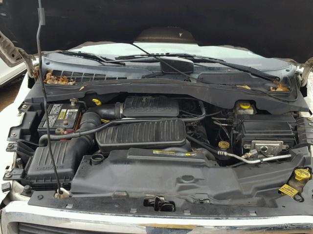 1D8HB58N64F139239 - 2004 DODGE DURANGO LI WHITE photo 7