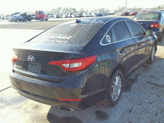 5NPE24AF6FH202489 - 2015 HYUNDAI SONATA SE RED photo 4