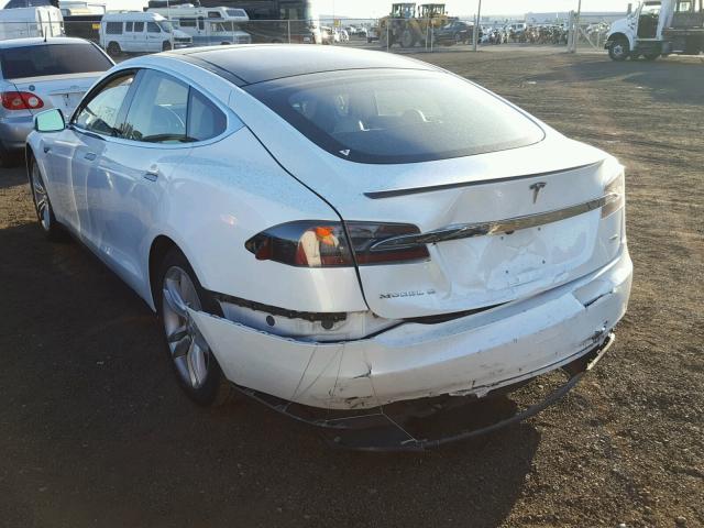 5YJSA1CP1DFP07152 - 2013 TESLA MODEL S WHITE photo 3