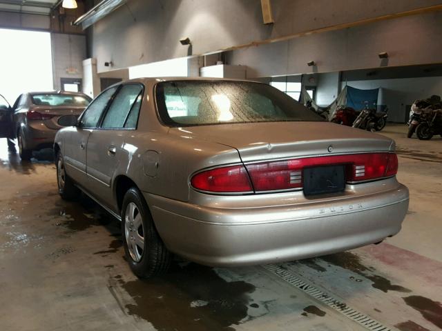 2G4WY55J721300588 - 2002 BUICK CENTURY LI GOLD photo 3