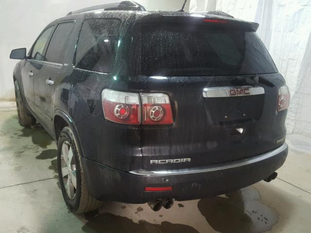 1GKKVRED7CJ321935 - 2012 GMC ACADIA SLT შავი ფოტო 3