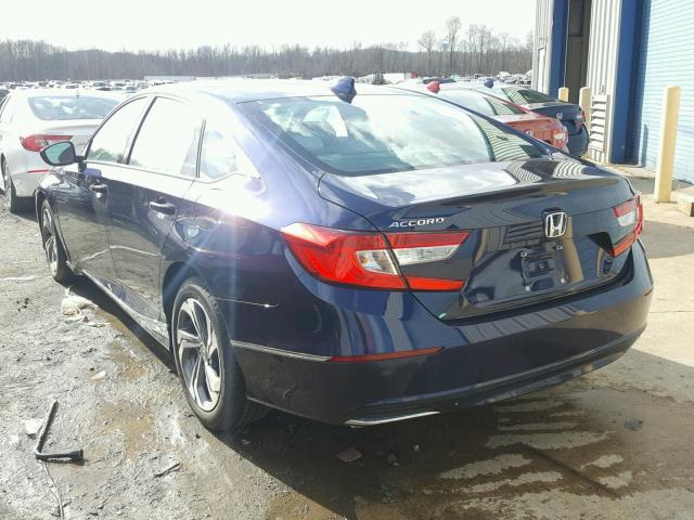 1HGCV1F46JA050588 - 2018 HONDA ACCORD EX BLUE photo 3