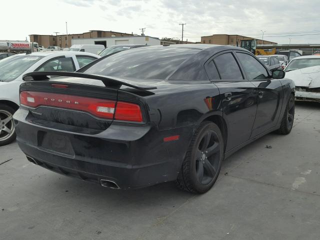 2C3CDXHG8CH271761 - 2012 DODGE CHARGER SX BLACK photo 4