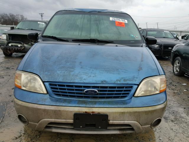 2FMZA514X1BA04894 - 2001 FORD WINDSTAR L BLUE photo 7