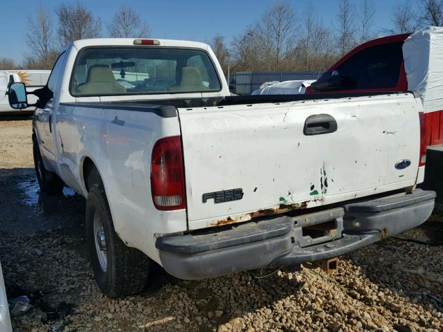 1FTSF30F02EC23450 - 2002 FORD F350 SRW S WHITE photo 3