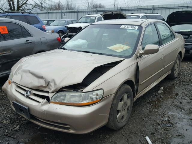 1HGCG16511A046533 - 2001 HONDA ACCORD EX GOLD photo 2