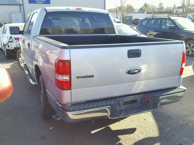 1FTRW12W25KC98107 - 2005 FORD F150 SUPER SILVER photo 3