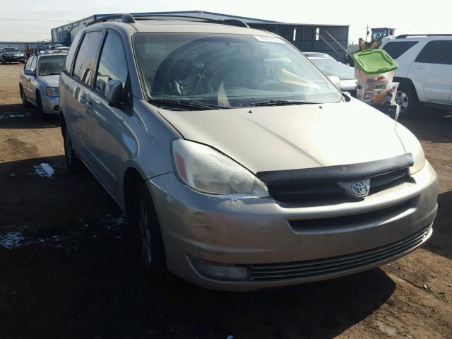 5TDZA22C35S229011 - 2005 TOYOTA SIENNA XLE GOLD photo 1