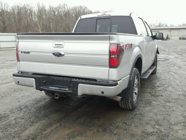 1FTFW1ET9EKD23816 - 2014 FORD F150 SUPER SILVER photo 4