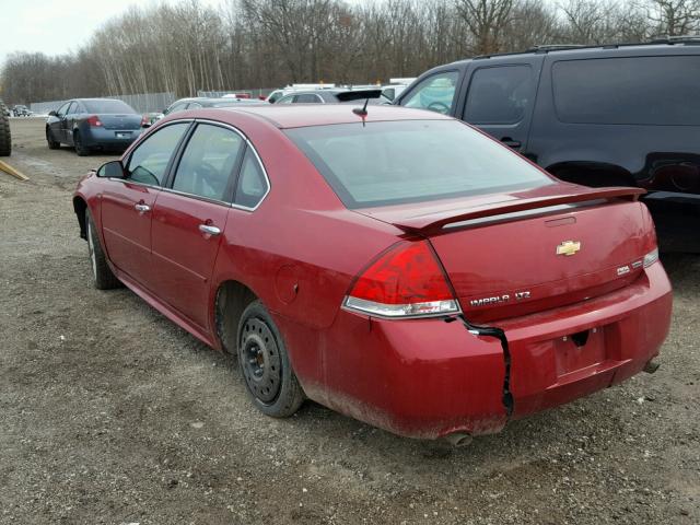 2G1WC5E30E1189948 - 2014 CHEVROLET IMPALA LIM RED photo 3