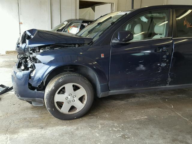 5GZCZ53447S853237 - 2007 SATURN VUE BLUE photo 9