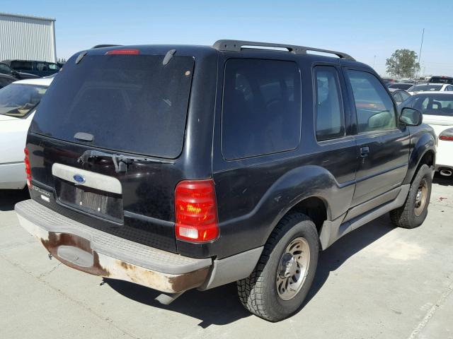 1FMYU60E91UA40167 - 2001 FORD EXPLORER S BLACK photo 4