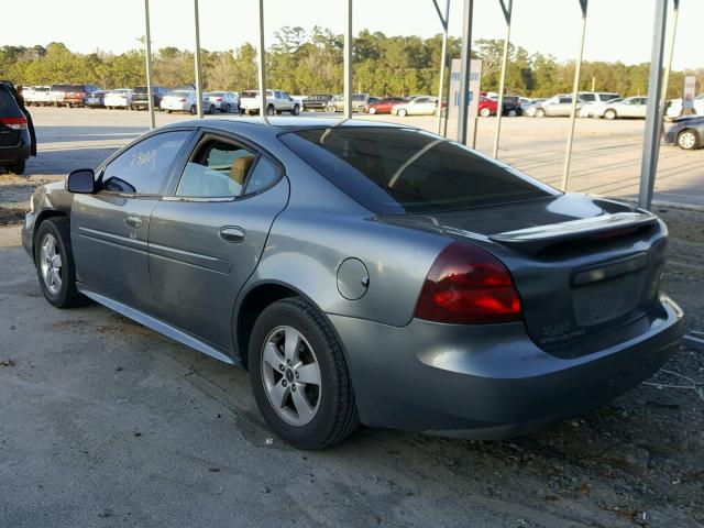 2G2WP522451291099 - 2005 PONTIAC GRAND PRIX GRAY photo 3