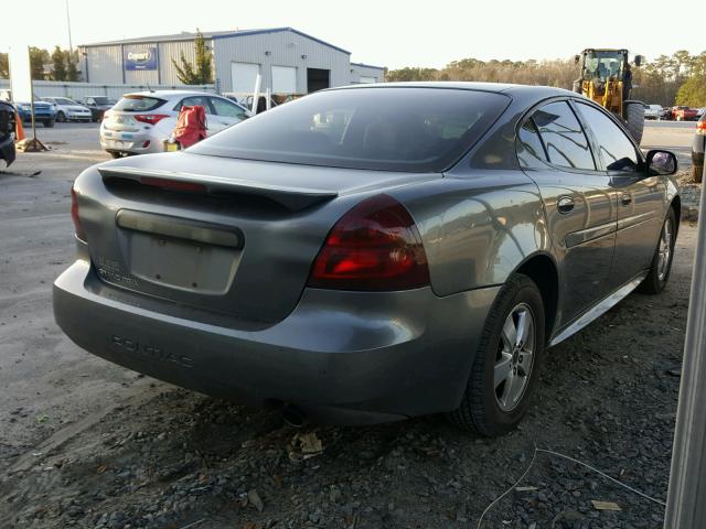 2G2WP522451291099 - 2005 PONTIAC GRAND PRIX GRAY photo 4