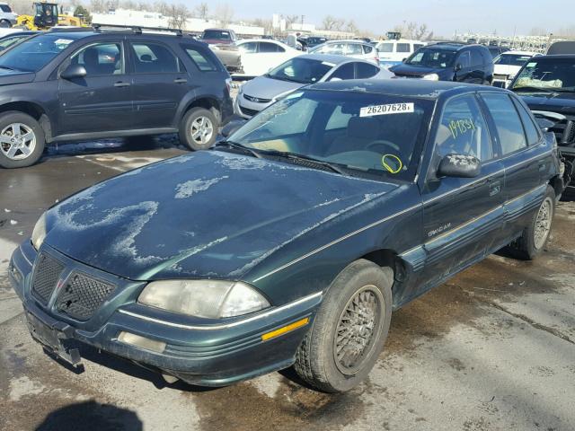 1G2NE5539RC730111 - 1994 PONTIAC GRAND AM S GREEN photo 2