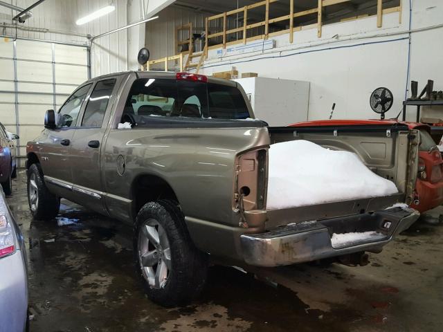 1D7HU18248J166780 - 2008 DODGE RAM 1500 S TAN photo 3