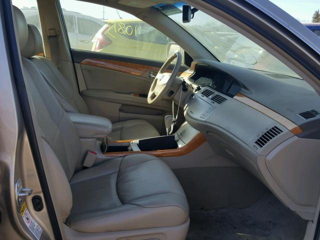 4T1BK36B25U042968 - 2005 TOYOTA AVALON XL TAN photo 5