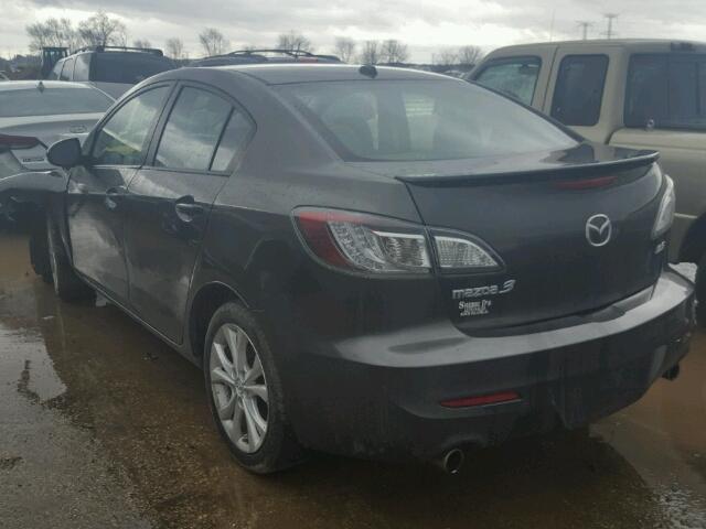 JM1BL1W57B1364972 - 2011 MAZDA 3 S GRAY photo 3