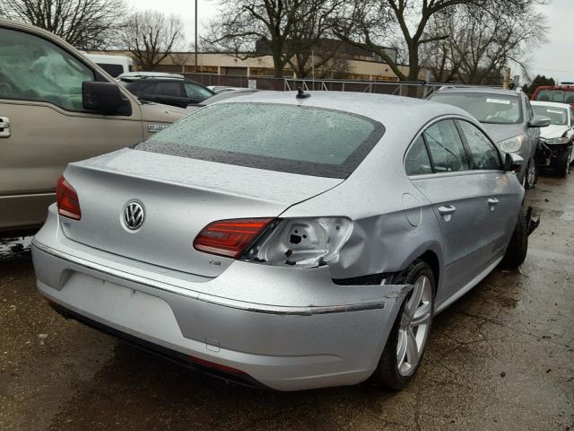 WVWBN7AN9GE515489 - 2016 VOLKSWAGEN CC BASE SILVER photo 4