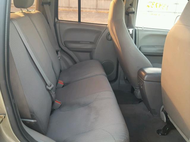 1J4GK48K64W326145 - 2004 JEEP LIBERTY SP GRAY photo 6