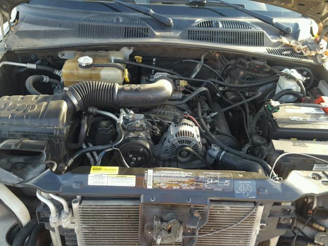 1J4GK48K64W326145 - 2004 JEEP LIBERTY SP GRAY photo 7